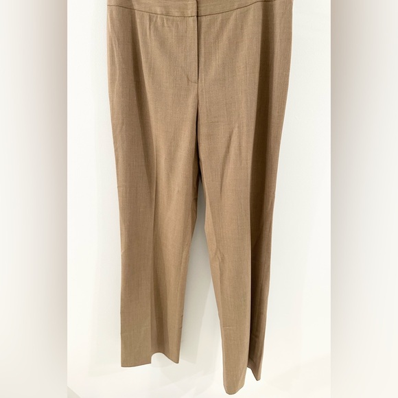 Lafayette 148 New York Trousers Brown Size 8 - Picture 4 of 6